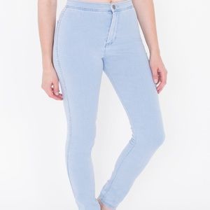 american apparel easy jeans light blue
